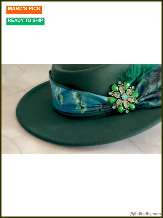 Wide Brim Fedora Hat Floppy Panama Sun Protection Adjustable Wedding main image 6